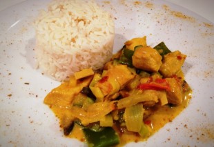 Chicken-Curry mit Basmati-Reis