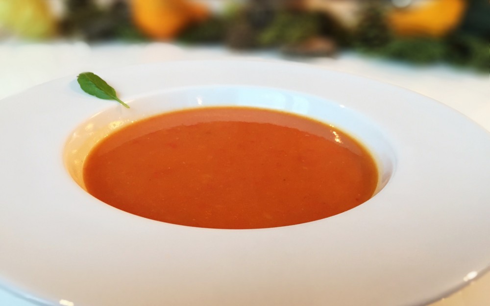 Tomaten-Ingwer Suppe