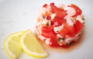 Tomaten-Shrimps Tartar